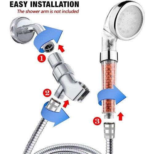 7 color LED Handheld Shower Head with Hose and Shower Nozzle - Toytexx 7 color LED Handheld Shower Head with Hose and Shower Nozzle - Toytexx